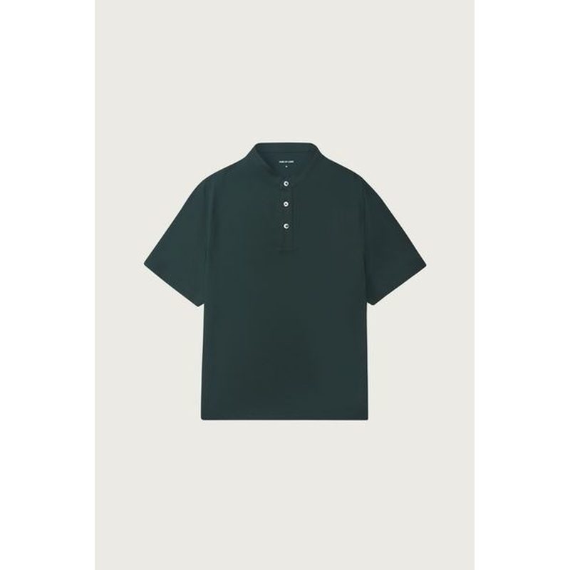 亨利领短袖Polo衫 商务休闲立领
